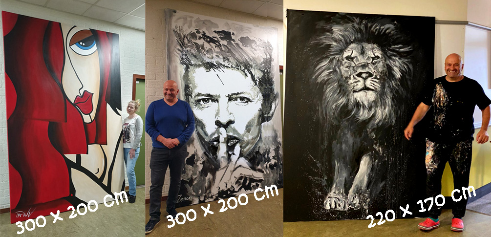 xxl groot schilderij laten maken van foto